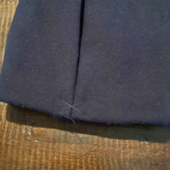 Girl Dark Marine Faux Fur Collar Coat by Janie and Jack 12-18 month - Picture 3 of 10